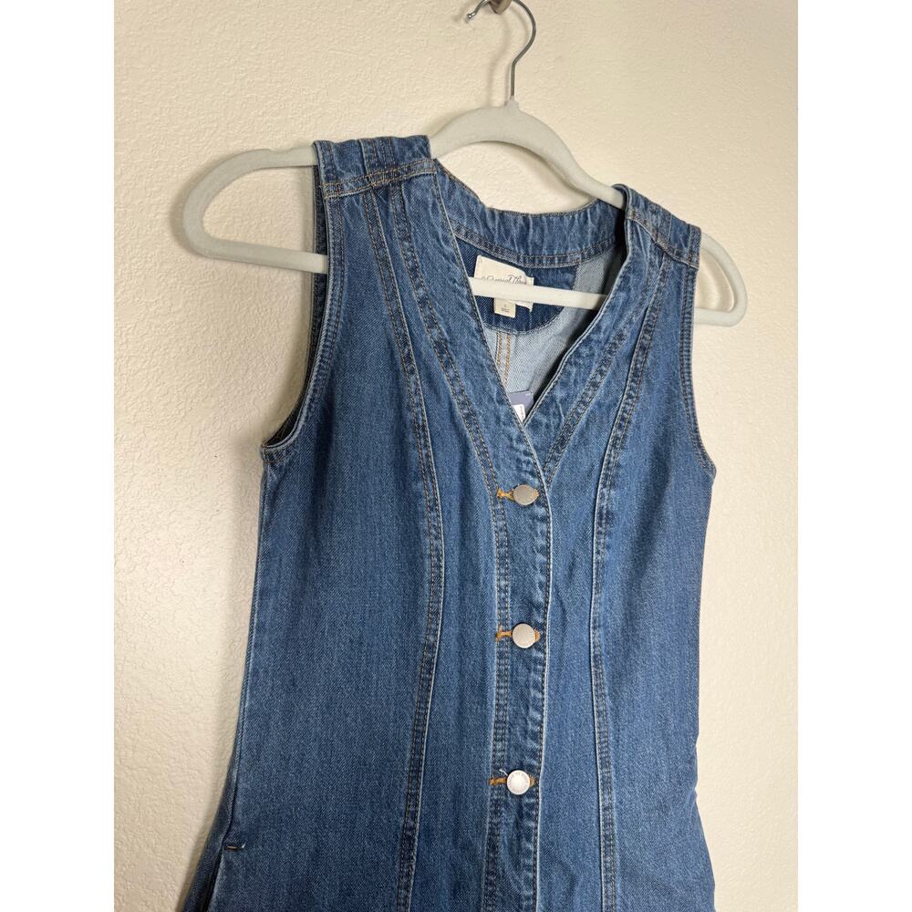 NWT Universal Thread Denim Button Front Midi Dres… - image 9